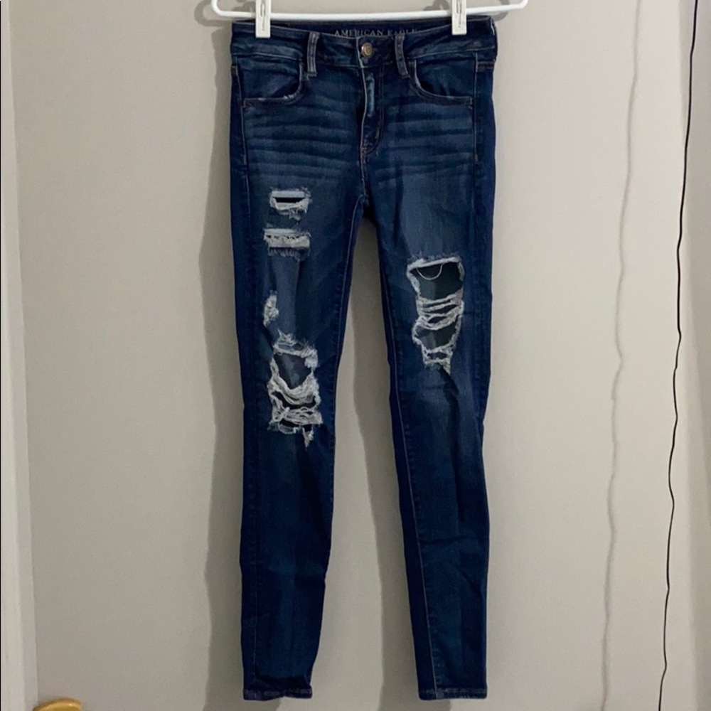 Demon high wasted skinny jeans